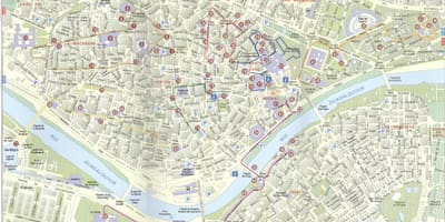 Карта вулиць Севільї, Іспанія