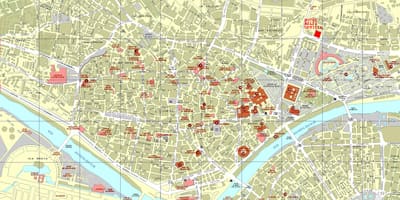 Карта Севільї і околицях